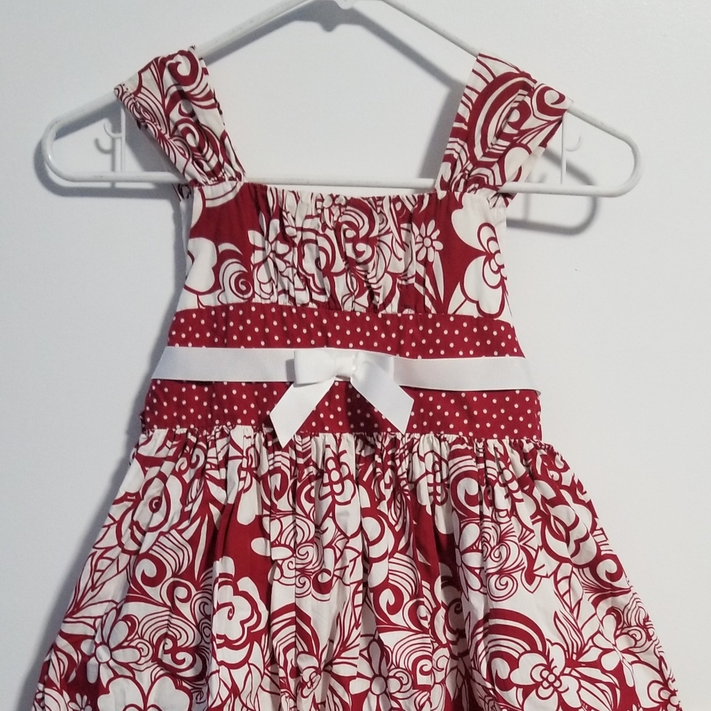 BONNIE JEAN red and white flower